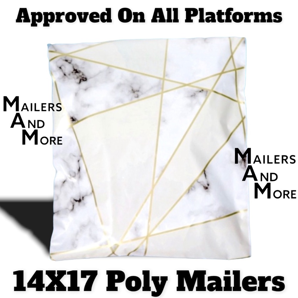 25 14X17 Marble Poly Mailers PRICE IS FIRM - Picture 6 of 11